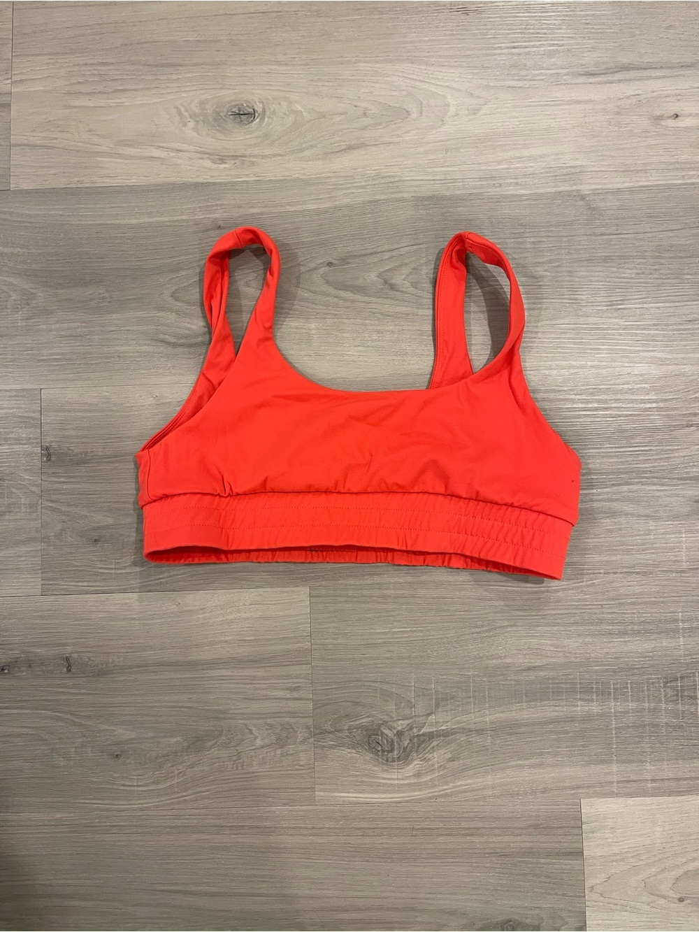 Daily Drills Coral-Red Sports Bralette